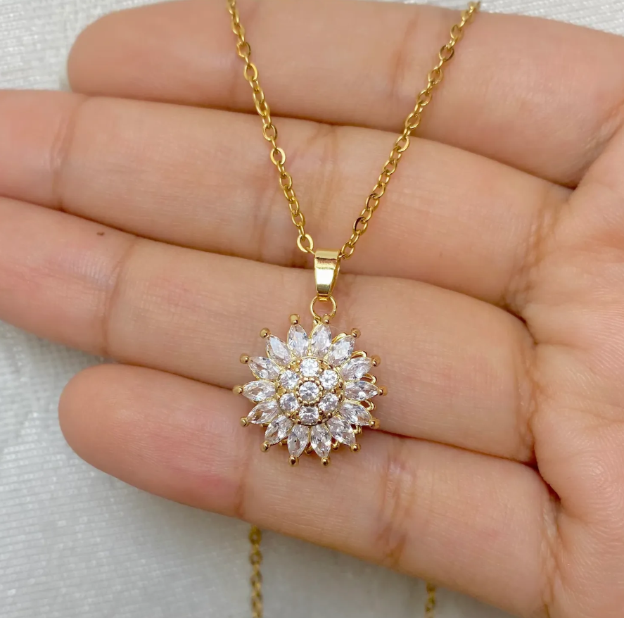 Collar Girasol Giratorio