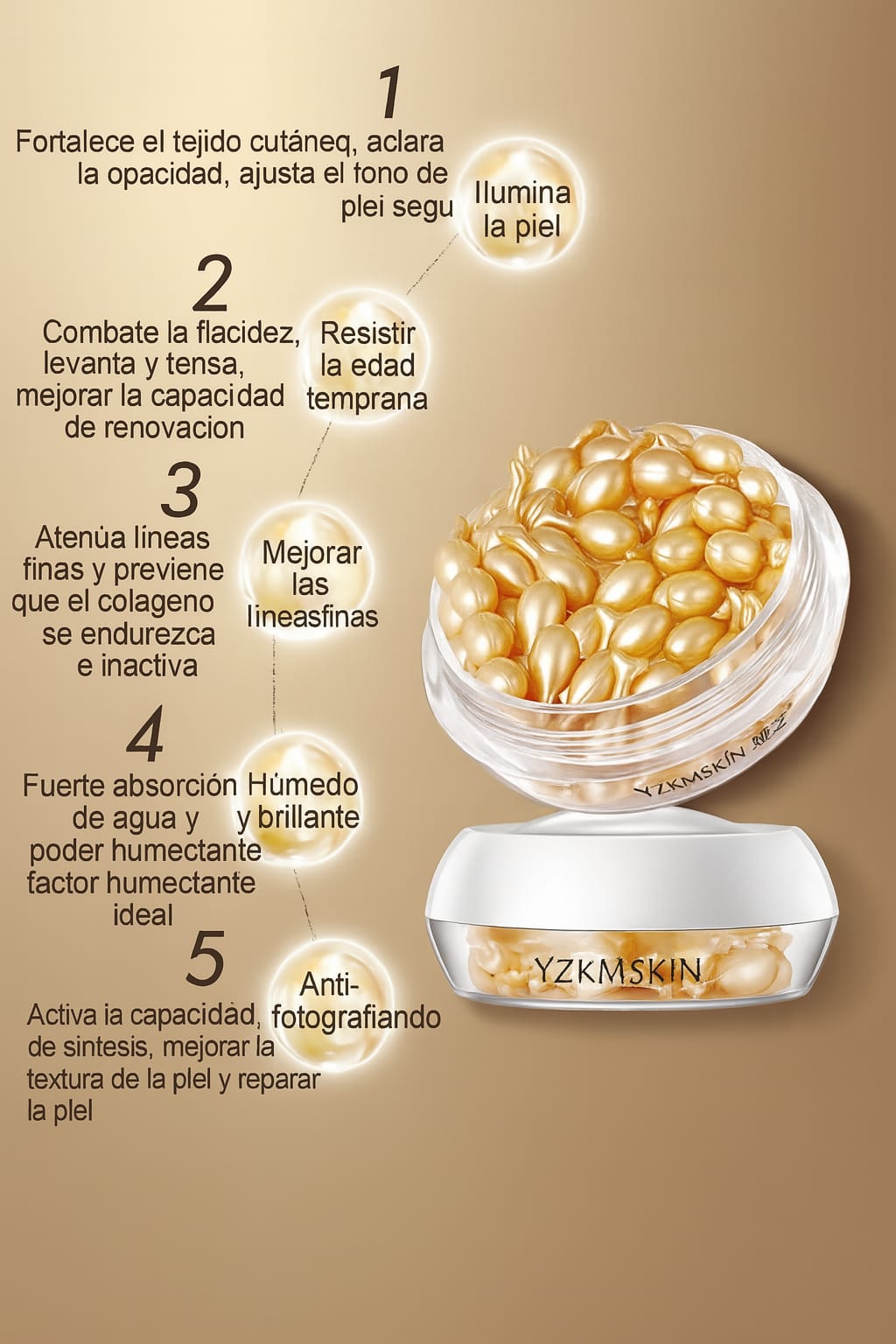 30 cápsulas de Ácido Hialurónico suero H