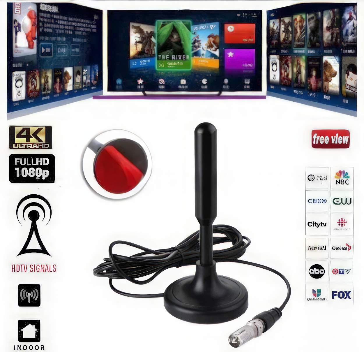 Antena HD de TV digital