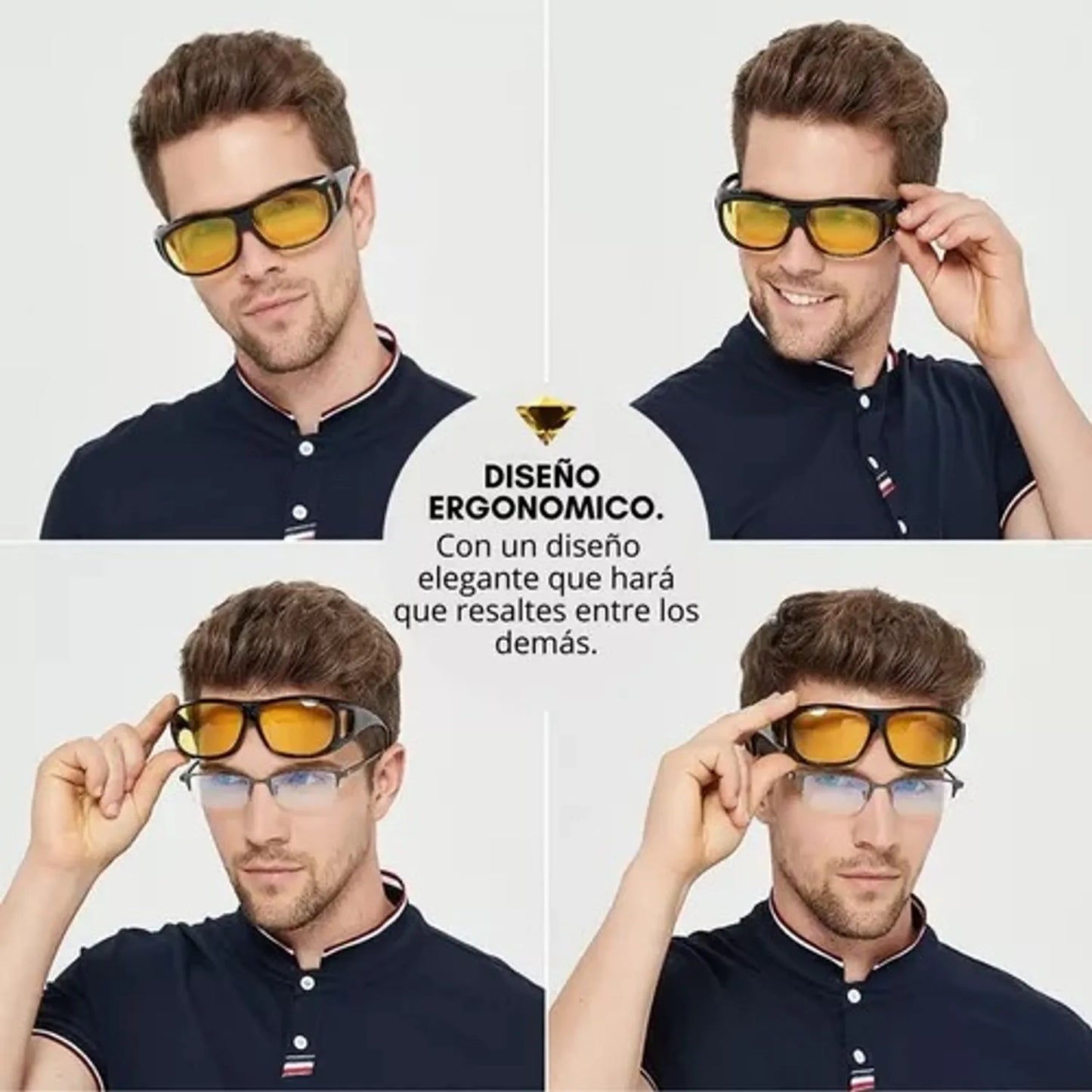 Pack 2x1 Lentes Para Conducir - Diurno y Nocturno