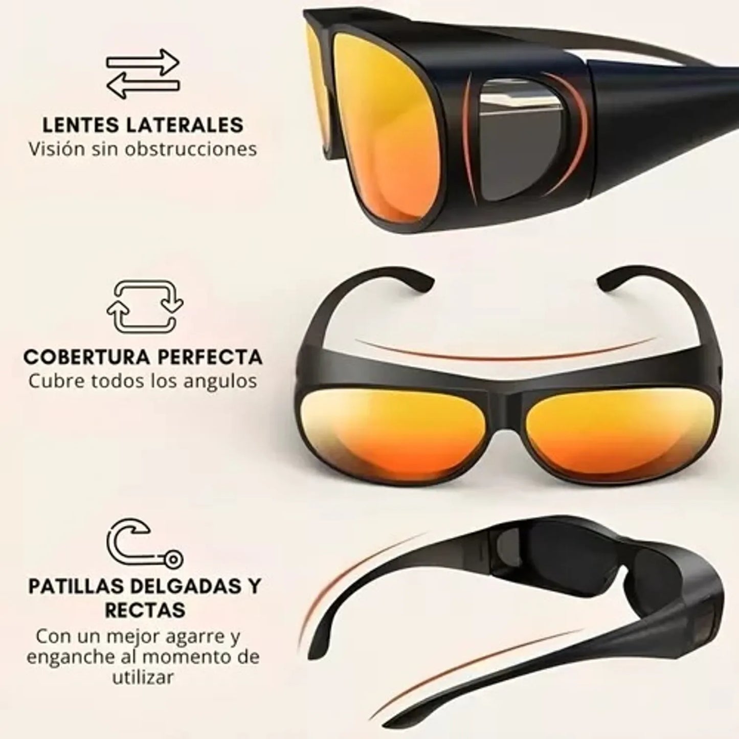 Pack 2x1 Lentes Para Conducir - Diurno y Nocturno